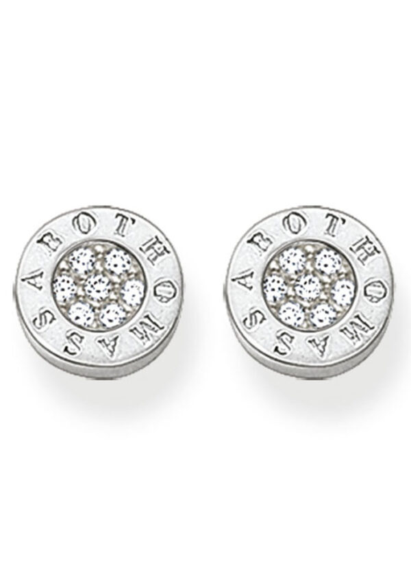 THOMAS SABO Paar Ohrstecker »Classic Pavé Schwarz