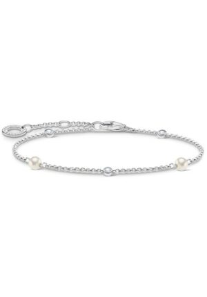 THOMAS SABO Perlenarmband »weiße Steine