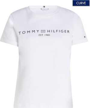 Tommy Hilfiger Curve Rundhalsshirt »CRV REG CORP LOGO C-NK SS«