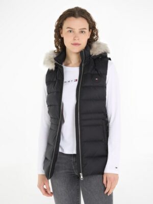 Tommy Hilfiger Daunenweste »TYRA DOWN VEST WITH FUR«