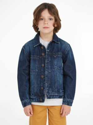 Tommy Hilfiger Jeansjacke »OVERSIZED TRUCKER DARK WASH«