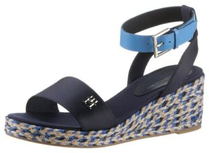 Tommy Hilfiger Keilsandalette »COLORFUL WEDGE SATIN SANDAL«