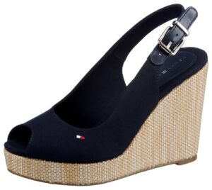 Tommy Hilfiger Keilsandalette »ICONIC ELENA SLING BACK WEDGE«