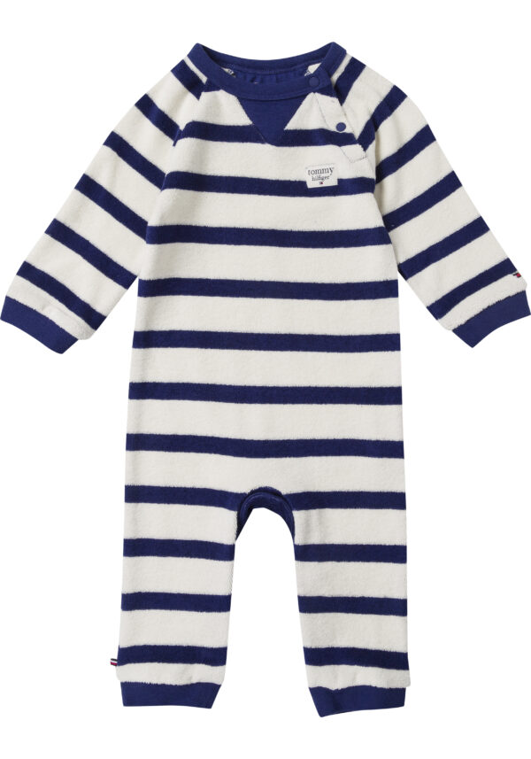 Tommy Hilfiger Langarmbody »BABY STRIPED TOWELLING COVERALL«