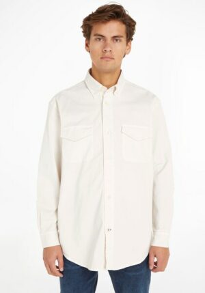 Tommy Hilfiger Langarmhemd »PREMIUM GARMENT DYED OVERSHIRT«