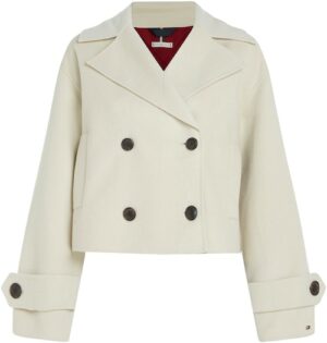 Tommy Hilfiger Outdoorjacke »DF WOOL BLEND COLORBLOCK PEACOAT«