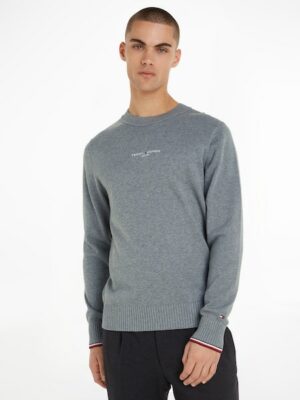 Tommy Hilfiger Rundhalspullover »HILFIGER EMBRO CREW NECK«