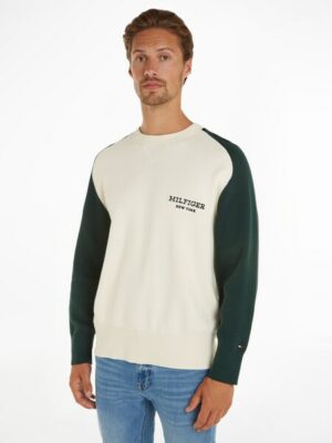 Tommy Hilfiger Rundhalspullover »MONOTYPE COLOURBLOCK CREW NECK«