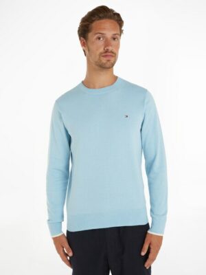 Tommy Hilfiger Rundhalspullover »MOULINE ORGANIC COTTON C NECK«