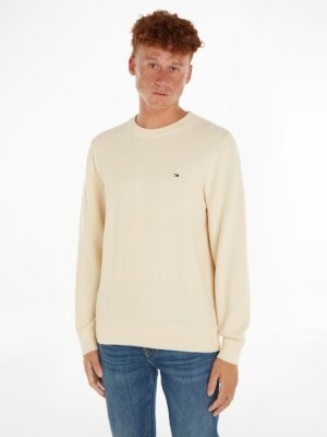 Tommy Hilfiger Rundhalspullover »OVAL STRUCTURE CREW NECK«