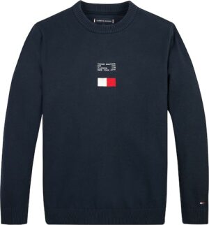 Tommy Hilfiger Rundhalspullover »TH FLAG SWEATER«