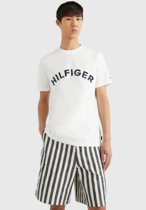 Tommy Hilfiger Rundhalsshirt »HILFIGER ARCHED TEE«