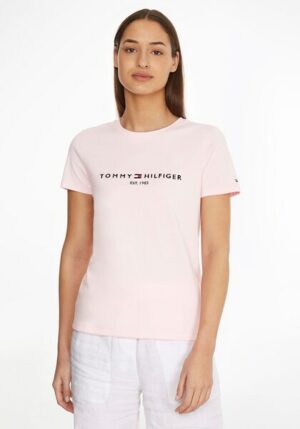 Tommy Hilfiger Rundhalsshirt »TH ESS HILFIGER C-NK REG TEE SS«