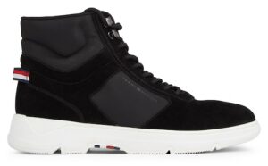 Tommy Hilfiger Schnürboots »CORE MIX SUEDE HYBRID BOOT«