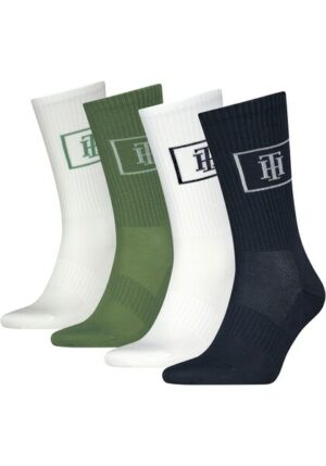 Tommy Hilfiger Sportsocken »CREW SOCK MONOGRAM LOCKER ROOM«