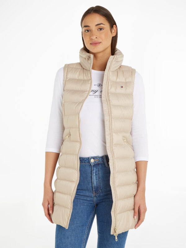 Tommy Hilfiger Steppweste »MW PADDED GLOBAL STR LONG VEST«