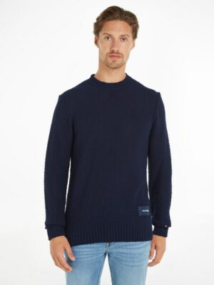 Tommy Hilfiger Strickpullover »SLUB YARN C NK«