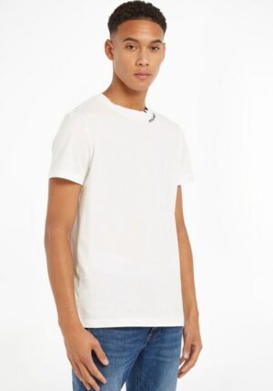 Tommy Hilfiger T-Shirt »RWB NECKLINE PIQUE TEE«