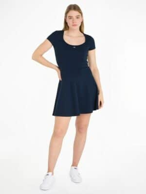 Tommy Jeans Blusenkleid »TJW SS FIT & FLARE DRESS EXT«