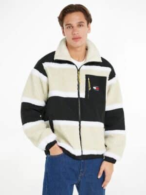 Tommy Jeans Kurzjacke »TJM RLX STRIPE SHERPA JACKET«