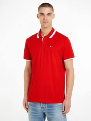 Tommy Jeans Poloshirt »TJM REG SOLID TIPPED POLO«