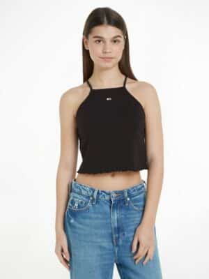 Tommy Jeans Spaghettitop »TJW SLIM CRP BABYLOCK RIB TOP«