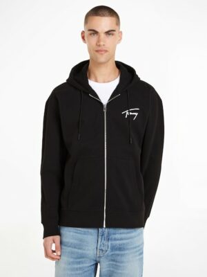 Tommy Jeans Sweatjacke »TJM RLX SIGNATURE ZIP-THRU EXT«