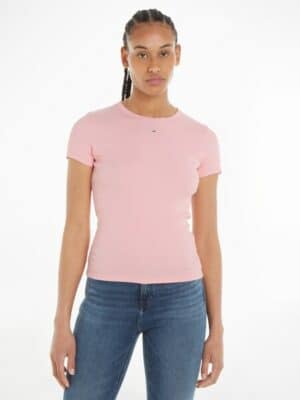 Tommy Jeans T-Shirt »Slim Essential Rib Shirt