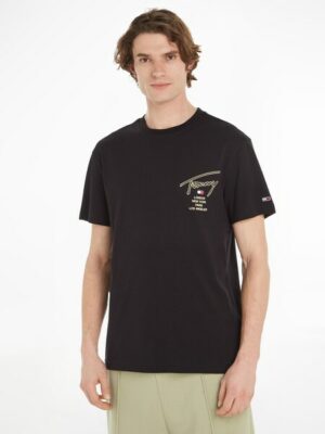 Tommy Jeans T-Shirt »TJM CLSC GOLD SIGNATURE BACK TEE«