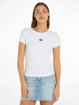 Tommy Jeans T-Shirt »TJW BBY XS BADGE RIB TEE«