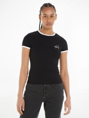 Tommy Jeans T-Shirt »TJW SLIM SIGNATURE TEE SS«