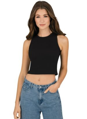 Trigema Crop-Top »TRIGEMA Cropped Top aus elastischem Doppelripp«