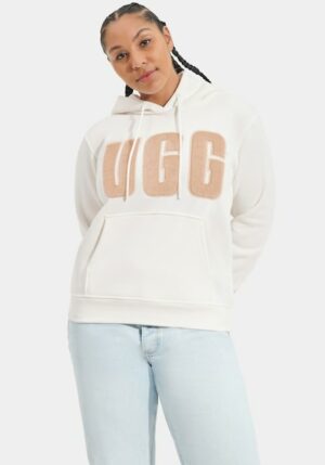 UGG Kapuzensweatshirt »W REY UGGFLUFF LOGO HOODIE«