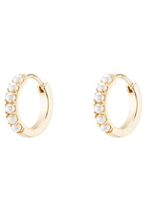 UNIKE JEWELLERY Paar Creolen »HOOP UNIKE CLASSY PEARL