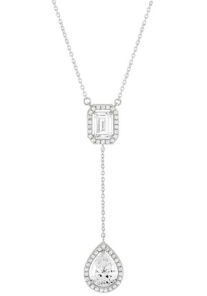 UNIKE JEWELLERY Y-Kette »CLASSY DROP & SQUARE TROPFEN und QUADRAT