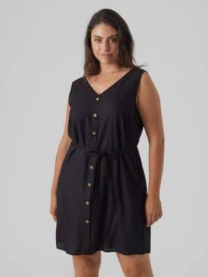 Vero Moda Curve Sommerkleid »VMBUMPY SL SHORT DRESS WVN CURVE NOOS«