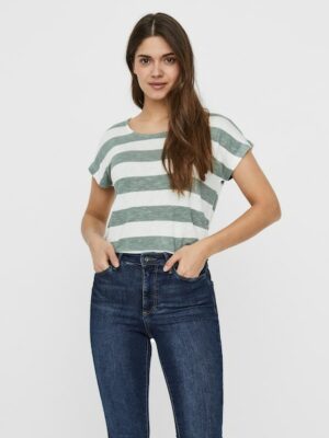 Vero Moda Kurzarmshirt »VMWIDE STRIPE SL TOP GA JRS NOOS«