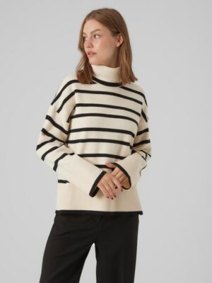 Vero Moda Rollkragenpullover »VMSABA LS ROLLNECK PULLOVER GA NOOS«