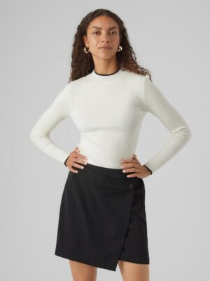 Vero Moda Rundhalspullover »VMFLOUNCY LS HIGHNECK PULLOVER GA«