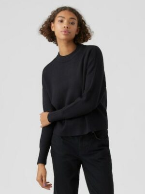 Vero Moda Rundhalspullover »VMGOLD NEEDLE LOOSE LS O-NECK BLOUSE«