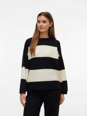 Vero Moda Rundhalspullover »VMNATAHLIE LS O-NECK PULLOVER GA NOOS«