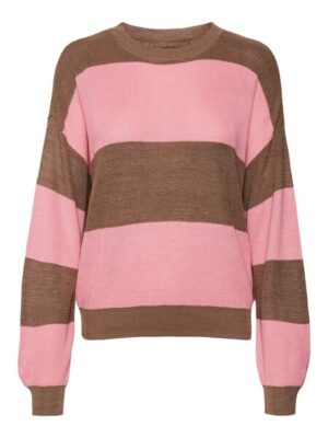 Vero Moda Rundhalspullover »VMNEWLEXSUN LS O-NCK STRIPE PULL GA«