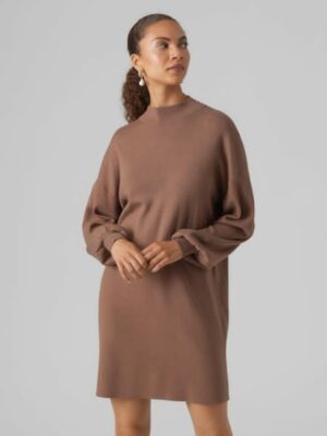 Vero Moda Strickkleid »VMNANCY LS FUNNELNECK DRESS GA NOOS«