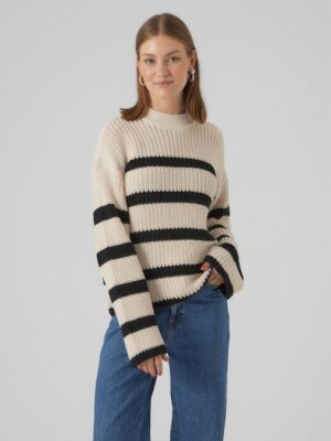 Vero Moda Strickpullover »VMHILDA LS HIGHNECK PULLOVER GA NOOS«