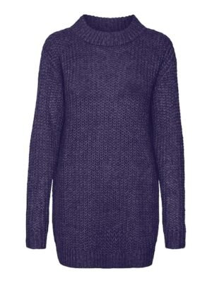 Vero Moda Strickpullover »VMTHUNDER LS O-NECK LONG PULLOVER GA BF«