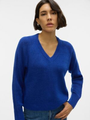 Vero Moda V-Ausschnitt-Pullover »VMELLYLEFILE LS V-NECK PULLOVER«