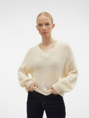 Vero Moda V-Ausschnitt-Pullover »VMTHUNDER LS V-NECK PULLOVER GA BF«