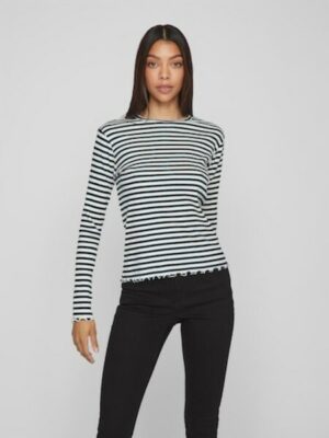 Vila Langarmshirt »VITHESSA O-NECK L/S TOP - NOOS«