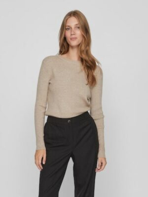 Vila Rundhalspullover »VICOMFY O-NECK L/S KNIT TOP/SU - NOOS«