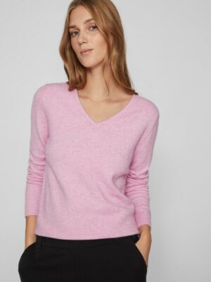 Vila V-Ausschnitt-Pullover »VIRIL V-NECK L/S KNIT TOP - NOOS«